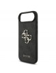 Guess iPhone 17 Air Hülle Case 4G Muster Metal Logo Grau