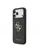 Guess iPhone 17 Pro Max Hülle Case 4G Muster Metal Logo Grau