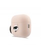 Karl Lagerfeld AirPods Pro 3 Hülle Case 3D Choupette Head Rosa