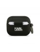 Karl Lagerfeld AirPods Pro 3 Hülle Case 3D Karl Head Schwarz