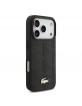 Lacoste iPhone 17 Pro Hülle Case Nomogramme Gold Logo MagSafe Schwarz