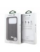 Lacoste iPhone 17 Pro Hülle Case Nomogramme Gold Logo MagSafe Schwarz