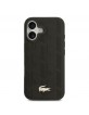 Lacoste iPhone 17 Hülle Case Nomogramme Gold Logo MagSafe Schwarz