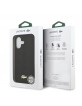 Lacoste iPhone 17 Hülle Case Nomogramme Gold Logo MagSafe Schwarz