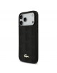 Lacoste iPhone 17 Pro Max Hülle Case Nomogramme Gold Logo MagSafe Schwarz