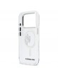 Karl Lagerfeld iPhone 17 Pro Hülle Case Choupette Peekaboo MagSafe Transparent