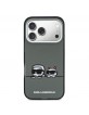 Karl Lagerfeld iPhone 17 Pro Hülle Case K&CH Heads Logo MagSafe Schwarz