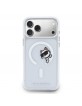 Karl Lagerfeld iPhone 17 Pro Max Hülle Case Choupette Peekaboo MagSafe Transparent