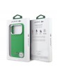 Lacoste iPhone 17 Pro Hülle Case Iconic Petit Pique Metal Logo MagSafe Grün
