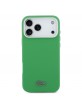 Lacoste iPhone 17 Pro Max Hülle Case Iconic Petit Pique Metal Logo MagSafe Grün