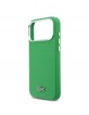 Lacoste iPhone 17 Pro Max Hülle Case Iconic Petit Pique Metal Logo MagSafe Grün