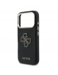 Guess iPhone 17 Pro Hülle Case Resin Logo Schwarz