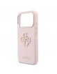 Guess iPhone 17 Pro Hülle Case Resin Logo Rosa