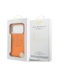 Guess iPhone 17 Pro / 18 Pro Hülle Case Perforated 4G Logo MagSafe Orange