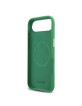 Lacoste iPhone 17 Air Hülle Case MagSafe Iconic Metal Frame Grün