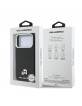 Karl Lagerfeld iPhone 17 Pro Hülle Case Karl Choupette Metal Pins MagSafe Schwarz