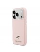 Karl Lagerfeld iPhone 17 Pro Hülle Case Karl Choupette Metal Pins MagSafe Rosa