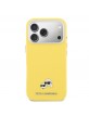 Karl Lagerfeld iPhone 17 Pro Hülle Case Karl Choupette Metal Pins MagSafe Gelb