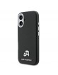 Karl Lagerfeld iPhone 17 Hülle Case Karl Choupette Metal Pins MagSafe Schwarz