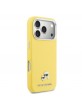 Karl Lagerfeld iPhone 17 Pro Max Hülle Case Karl Choupette Metal Pins MagSafe Gelb