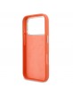 Guess iPhone 17 Pro Hülle Case Resin Logo Orange