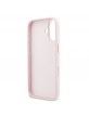 Guess iPhone 17 Hülle Case Resin Logo Rosa