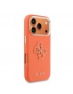 Guess iPhone 17 Pro Max Hülle Case Resin Logo Orange