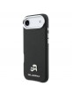 Karl Lagerfeld iPhone 17 Air Hülle Case Karl Choupette Metal Pins MagSafe Schwarz