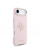 Guess iPhone 17 Air Hülle Case Resin Logo Rosa