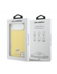 Karl Lagerfeld iPhone 17 Air Hülle Case Karl Choupette Metal Pins MagSafe Gelb
