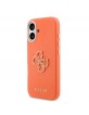 Guess iPhone 17 Hülle Case Resin Logo Orange