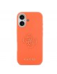 Guess iPhone 17 Hülle Case Resin Logo Orange