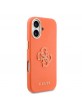 Guess iPhone 17 Hülle Case Resin Logo Orange