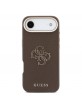 Guess iPhone 17 Air Hülle Case Resin Logo Braun