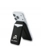 Karl Lagerfeld MagSafe Wallet with Mirror, Card Slot, and Stand, Black