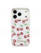 Guess iPhone 17 Pro Hülle Case Glitter Cherry MagSafe