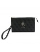 Guess Clutch Bag Handtasche Umhängetasche Schwarz