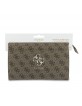 Guess Clutch Bag Handtasche Umhängetasche Braun
