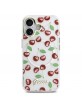 Guess iPhone 17 Hülle Case Glitter Cherry MagSafe