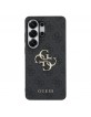 Guess Samsung S26 Ultra Hülle Case 4G Metal Logo Grau