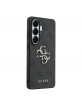 Guess Samsung S26 Ultra Hülle Case 4G Metal Logo Grau
