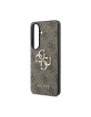 Guess Samsung S26 Hülle Case 4G Metal Logo Braun