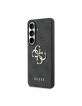 Guess Samsung S26 Hülle Case 4G Metal Logo Schwarz