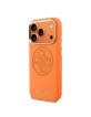 Guess iPhone 17 Pro Max / 18 Pro Max Hülle Case Perforated 4G Logo MagSafe Orange