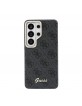 Guess Samsung S26 Ultra Hülle Case 4G Script Metal Logo Magnetic Schwarz