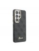 Guess Samsung S26 Ultra Hülle Case 4G Script Metal Logo Magnetic Schwarz