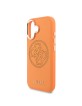Guess iPhone 17 Hülle Case Perforated 4G Logo MagSafe Orange