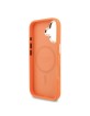 Guess iPhone 17 Hülle Case Perforated 4G Logo MagSafe Orange