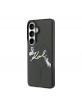 Karl Lagerfeld Samsung S26 Hülle Case Choupette Karl Script Magnetic Schwarz
