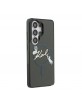 Karl Lagerfeld Samsung S26 Ultra Hülle Case Choupette Karl Script Magnetic Schwarz